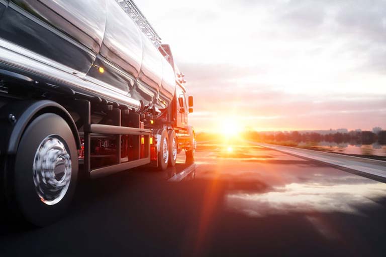 Brand New Diesel Fuel Delivery Fleet Driving Safety in Switzerland